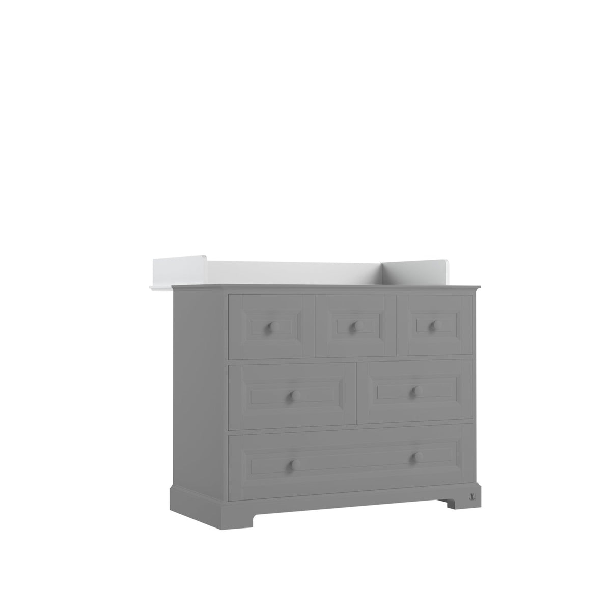 LUI e LEI Wickelaufsatz für Kommode ROYAL 3-2-1 weiß
