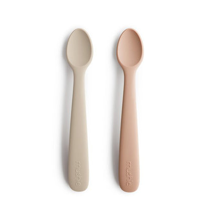 Babylöffel 2er Set blush / sand