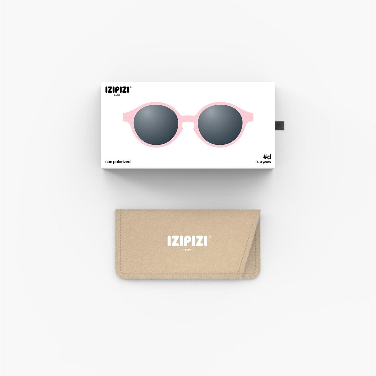 Izipizi Baby Sonnenbrille 0-3 Jahre - Pastel Pink