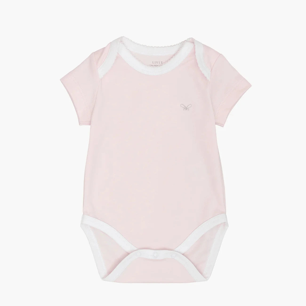 Livly Baby Body kurzärmelig osa aus Pima Baumwolle