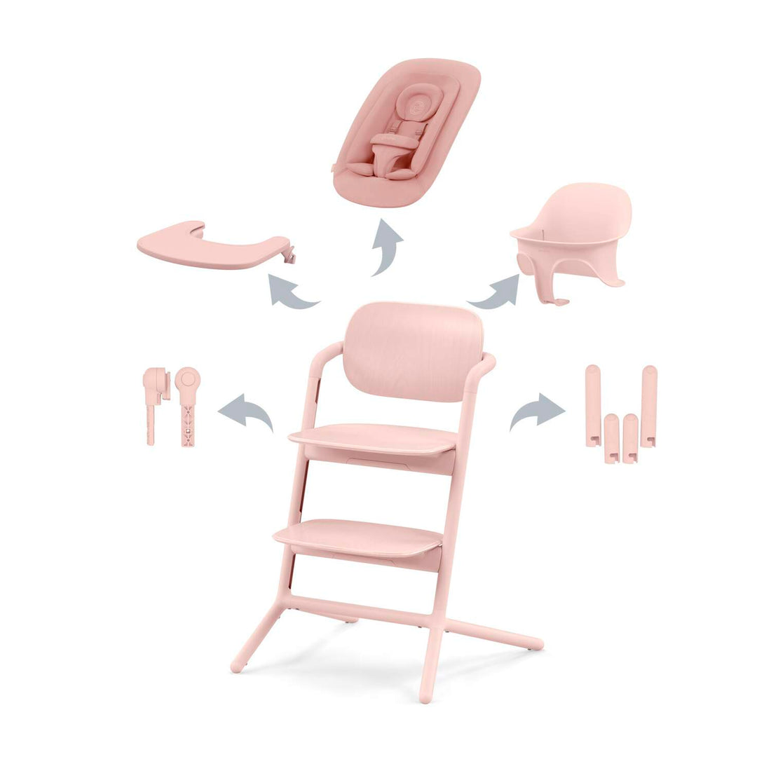 Cybex Hochstuhl LEMO 4 in 1 pearl pink