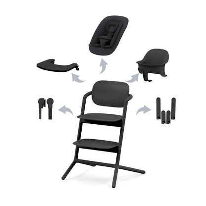 Cybex Hochstuhl LEMO 4 in 1 black