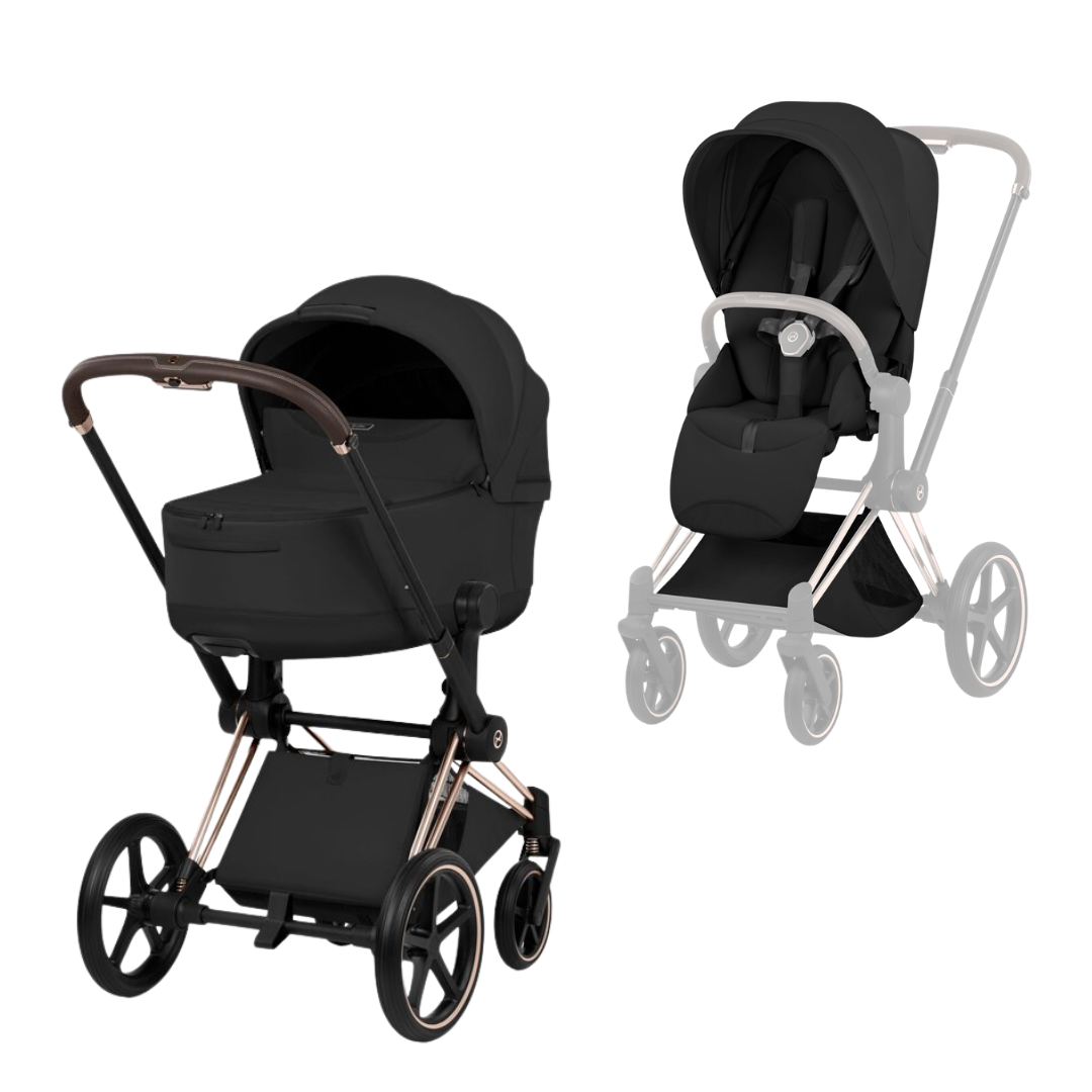 Cybex Priam 5.0 rosegold / black schwarz