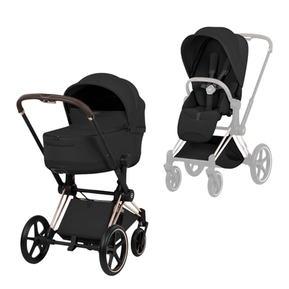 Cybex Priam 5.0 rosegold / black schwarz