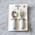 Baby Besteck Set (Gabel und Löffel) Aus Edelstahl und Silikon