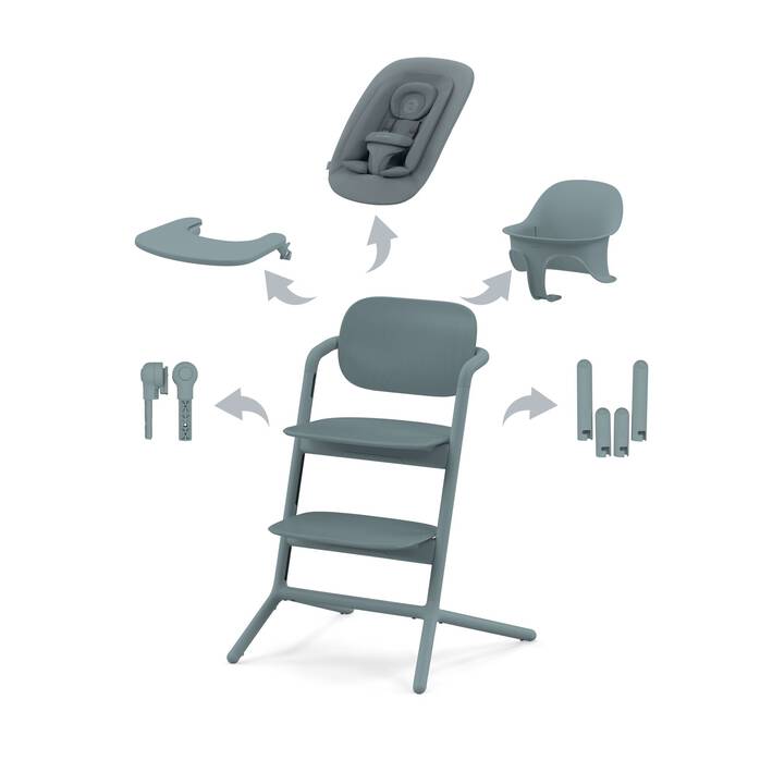 Cybex Hochstuhl LEMO 4 in 1 stone blue