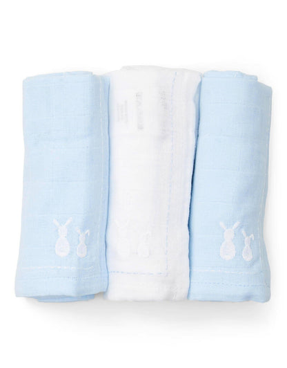 Poetree Kids Mulltücher Set Blau &amp; Weiß
