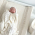 Cotton & Sweets Wickelauflage Boho Twist mit Fransen aus Bio-Musselin in Vanille
