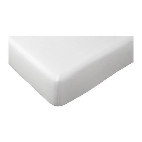 Spanntuch 70x140 cm Satin-Baumwolle weiß