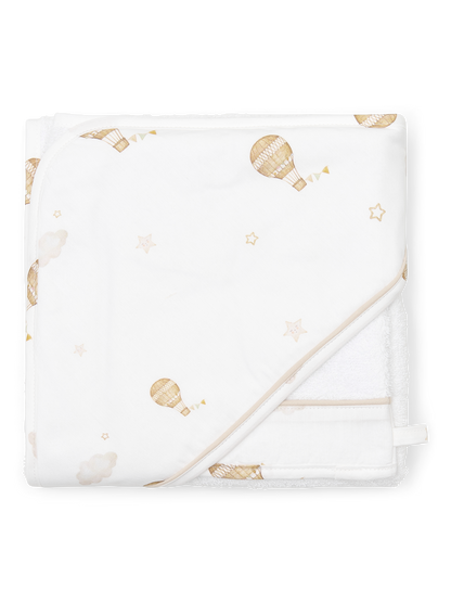 Poetree Kids Kapuzenhandtuch mit Waschlappen &
