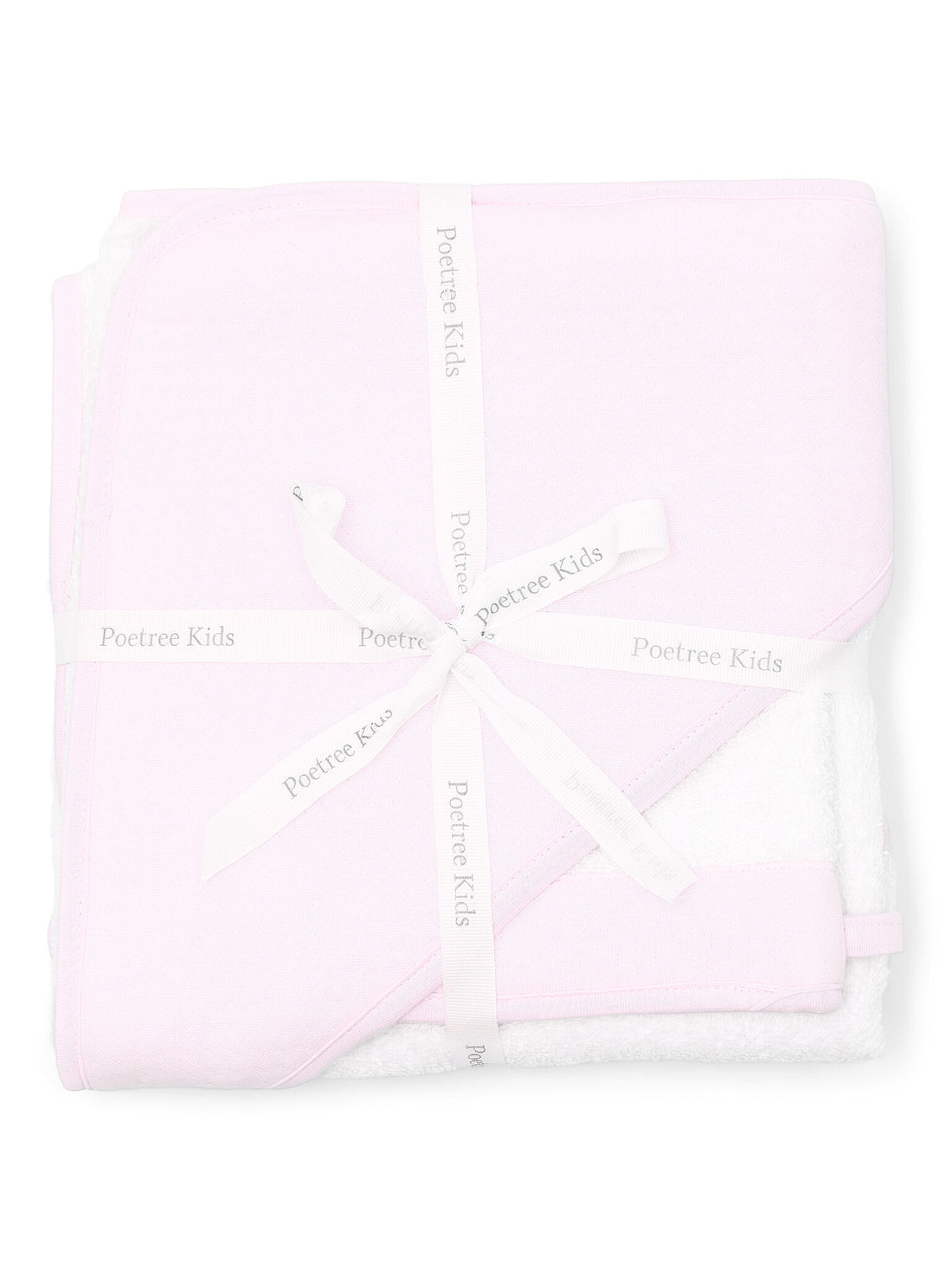 Poetree Kids Kapuzenhandtuch mit Waschlappen &
