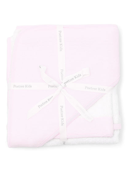 Poetree Kids Kapuzenhandtuch mit Waschlappen &