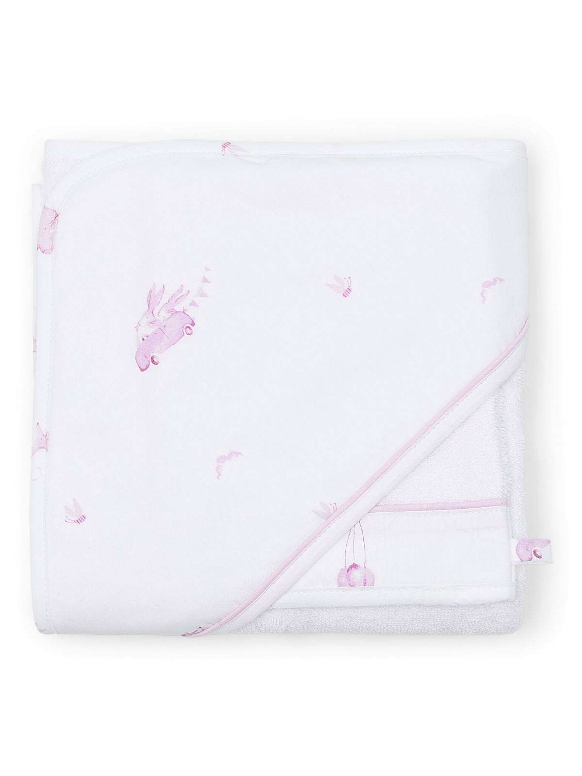 Poetree Kids Kapuzenhandtuch mit Waschlappen &