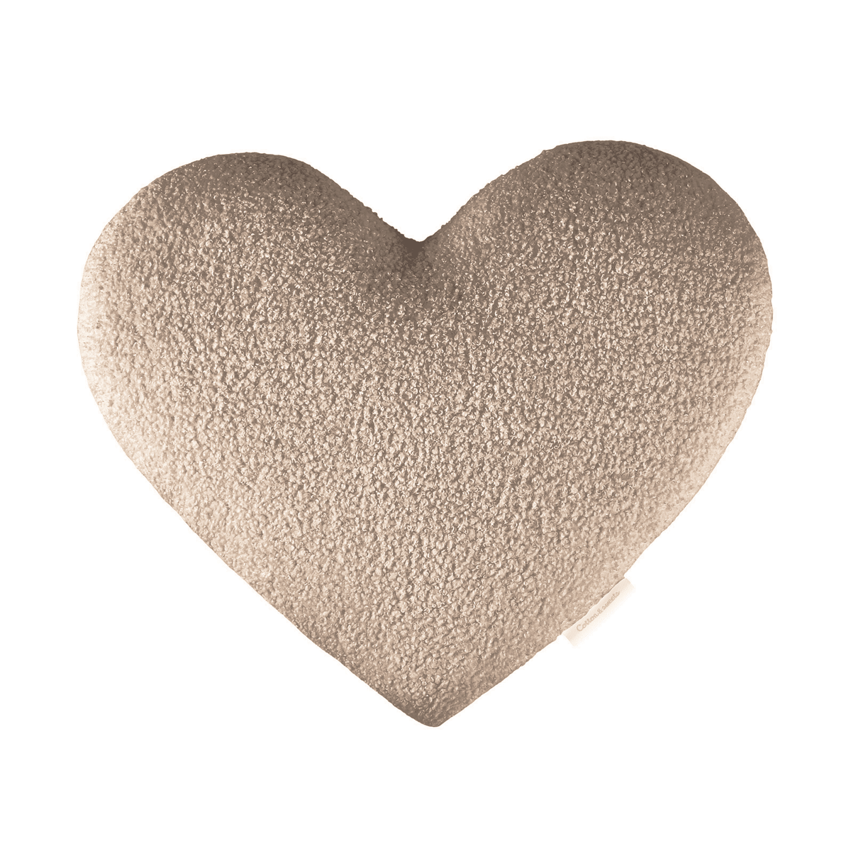 Dekokissen BOHO Boucle Herz chocolate