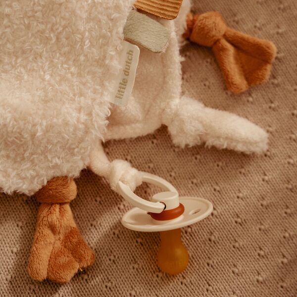 Little Dutch Kuscheltuch Baby Goose mit Schnullerband