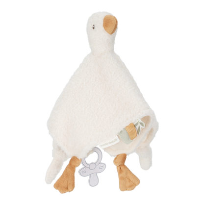 Little Dutch Kuscheltuch Baby Goose mit Schnullerband