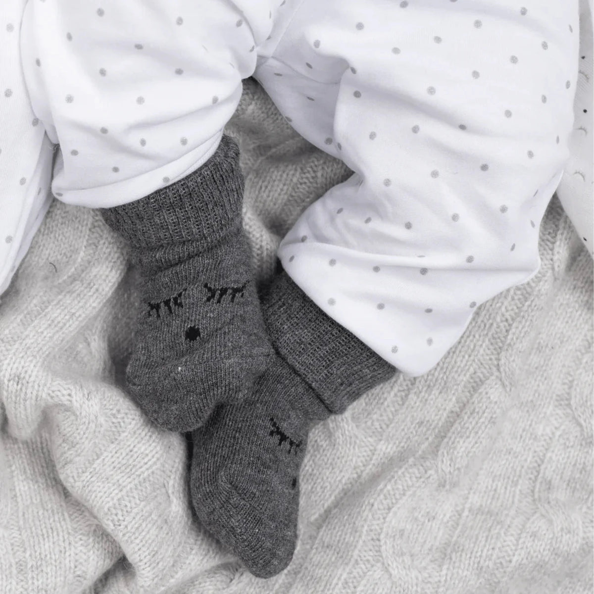 Livly Baby Socken grau