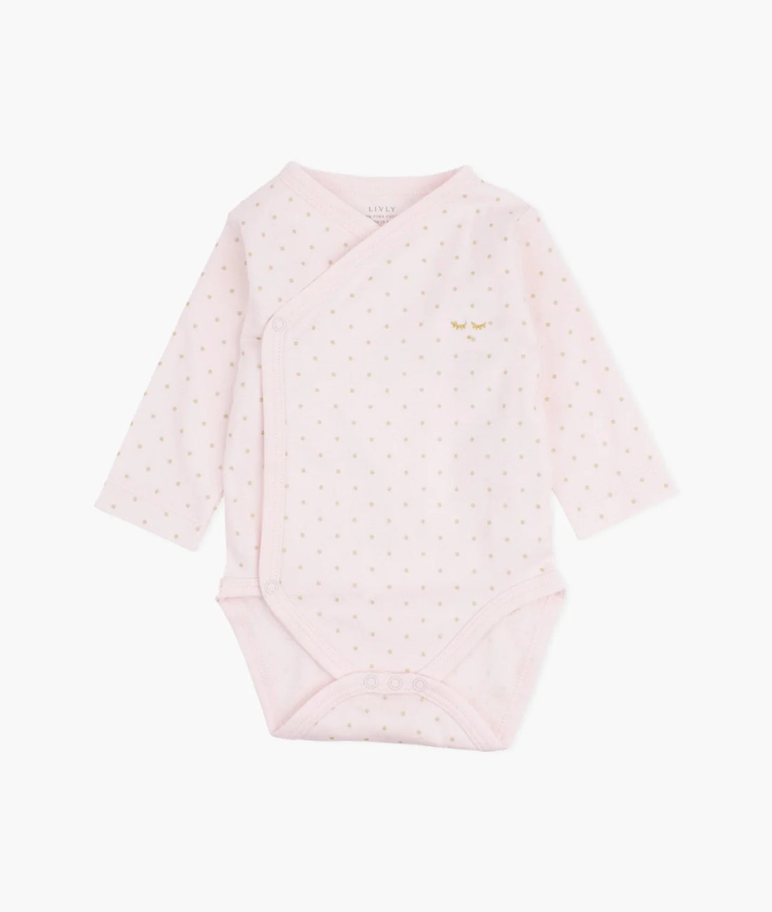 Wickelbody Saturday rosa mit Punkten von Livly
