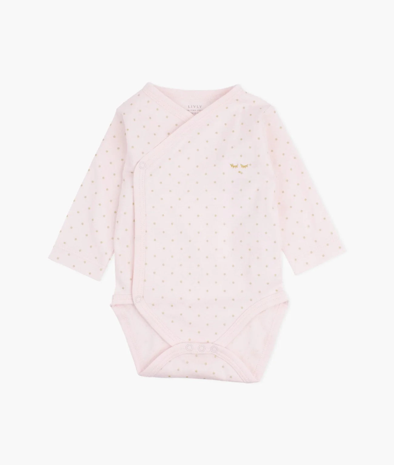 Wickelbody Saturday rosa mit Punkten von Livly
