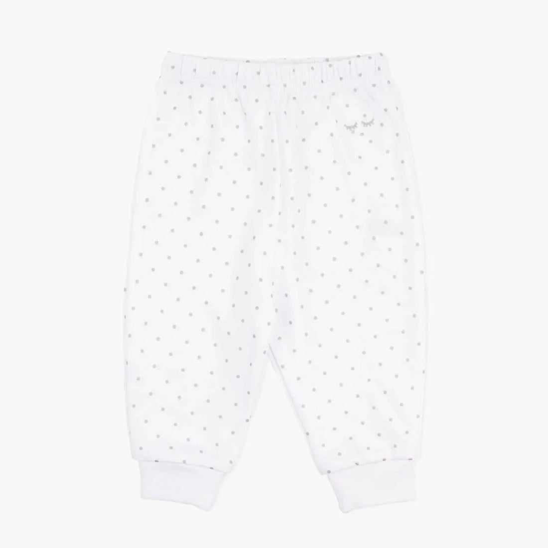 Livly Baby Hose Saturday weiß mit grauen Punkten 