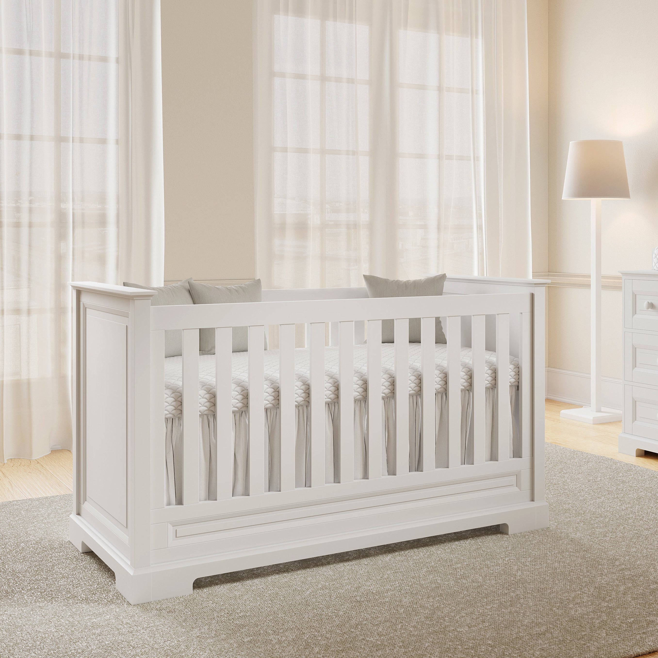 Lui e Lei Babybett Royal II mit langen Gittern 
