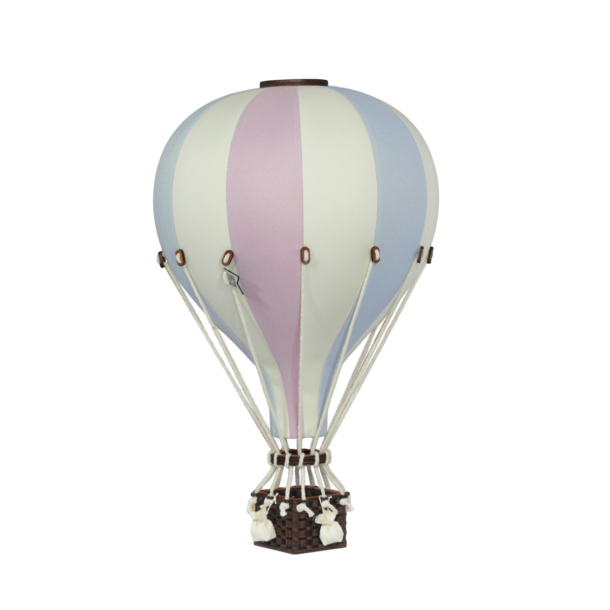 Super Balloon Heißluftballon lila / hellblau / vanille