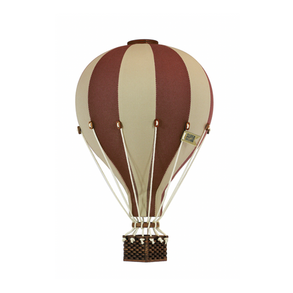 Super Balloon Heißluftballon beige / chocolate
