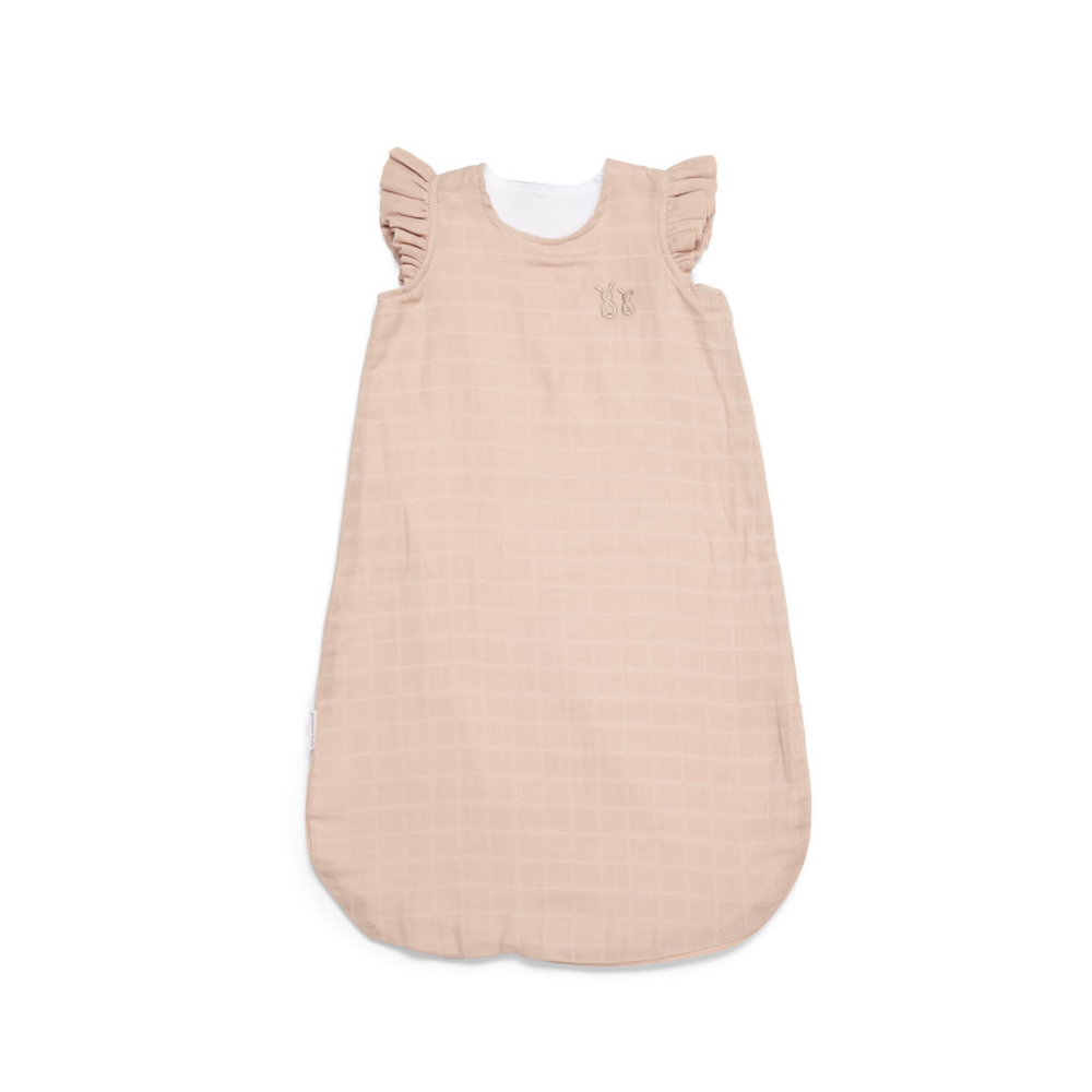 Sommer Schlafsack mit Rüschen camel 65 cm