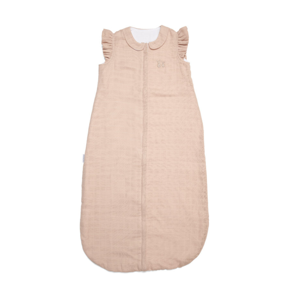 Sommer Schlafsack mit Rüschen camel 90 cm
