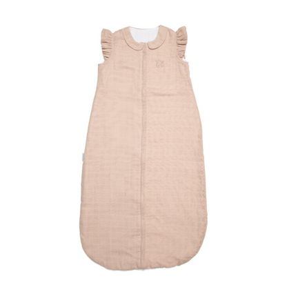 Sommer Schlafsack mit Rüschen camel 90 cm