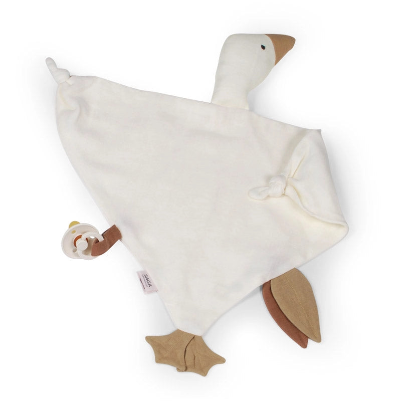 Kuscheltuch Gans creme von aga Copenhagen