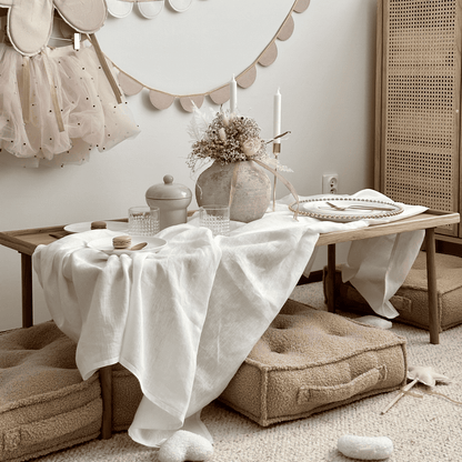 Sitzkissen BOHO Boucle chocolate