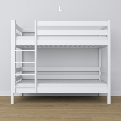 Stockbett WOODY 01 weiß