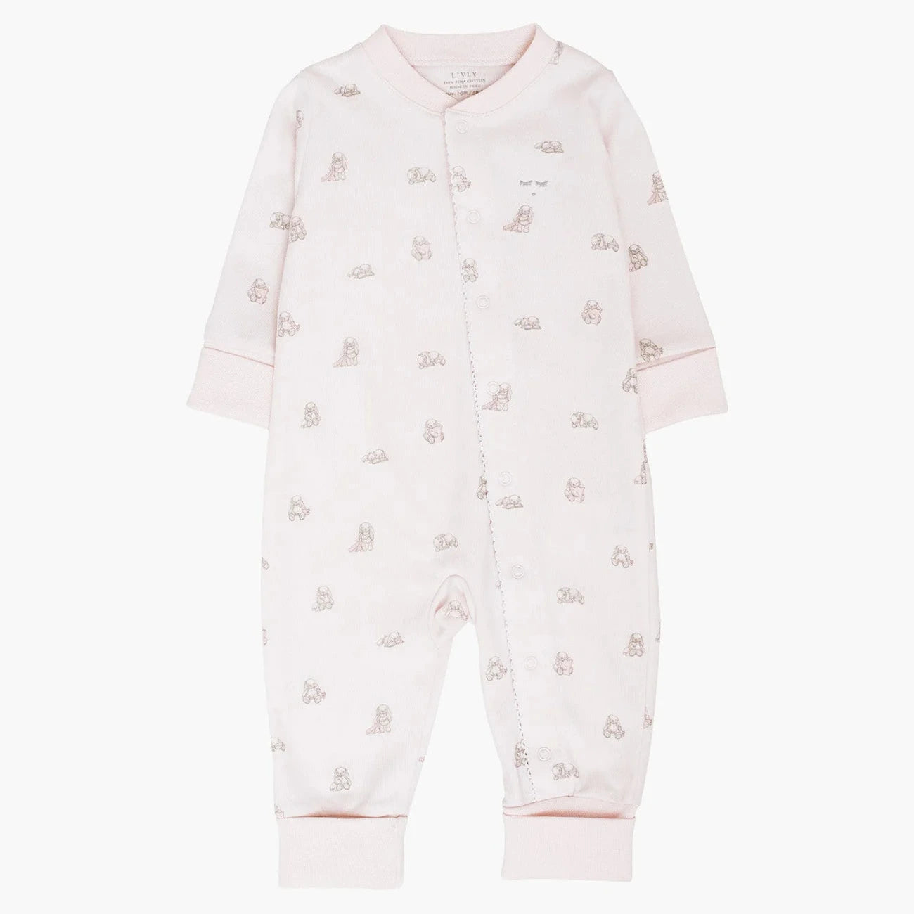 Livly Baby Strampler Bunny Marley rosa 