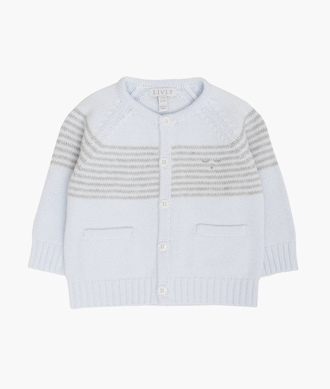 Livly Baby Strickjacke blau