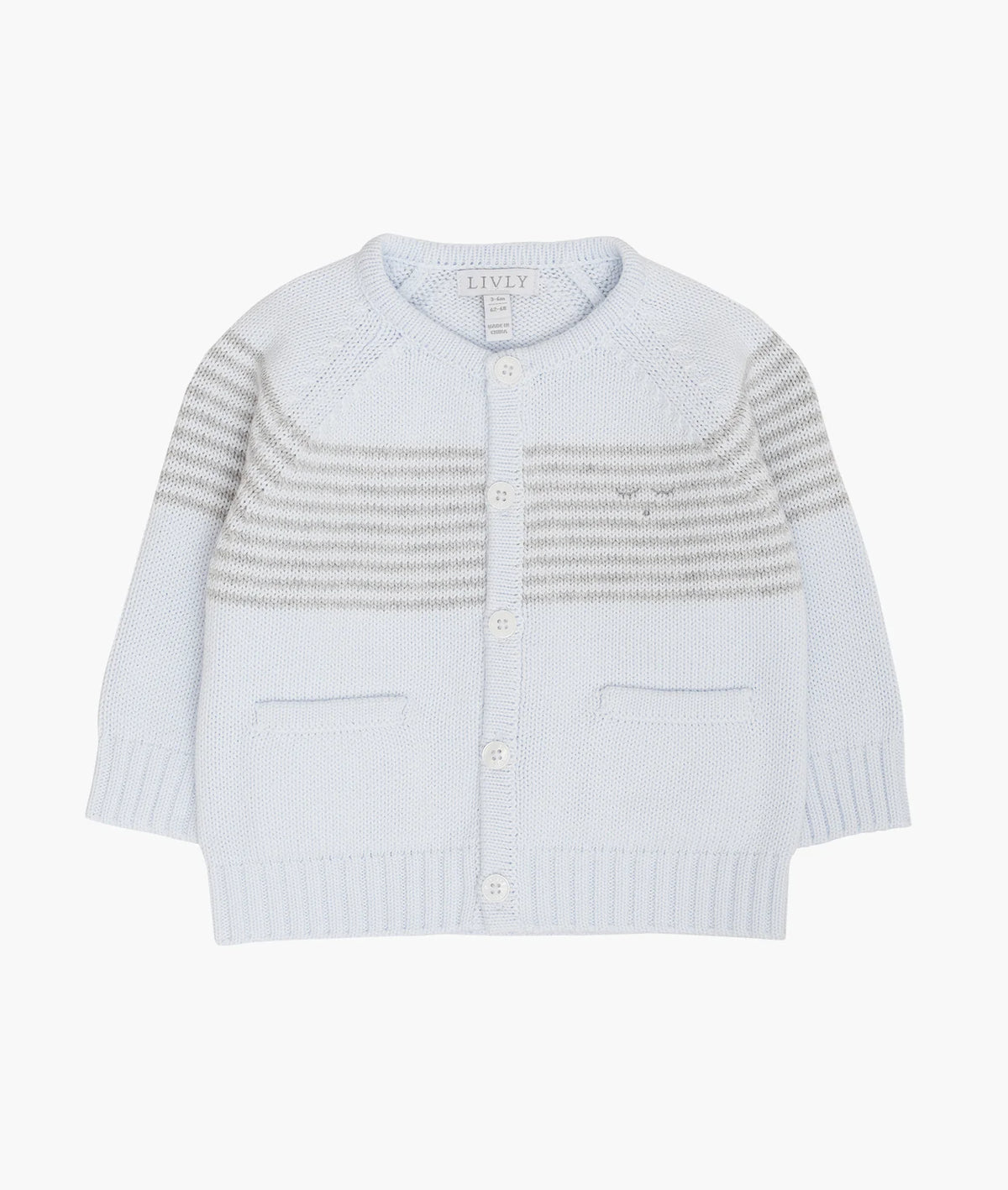 Livly Baby Strickjacke blau