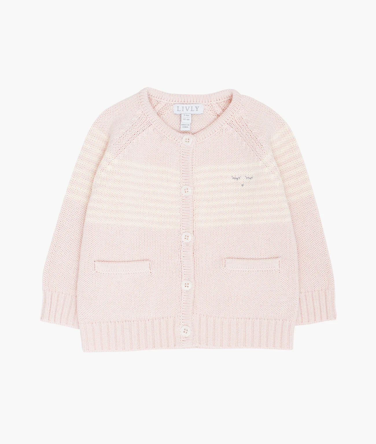 Livly Baby Strickjacke rosa