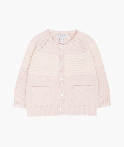 Livly Baby Strickjacke rosa