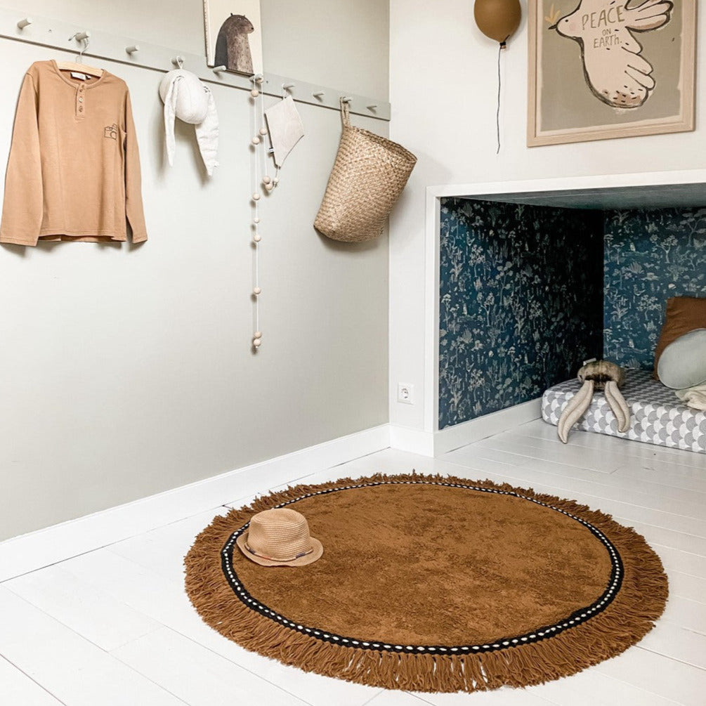 Tapis Petit Runder Teppich LILY clay