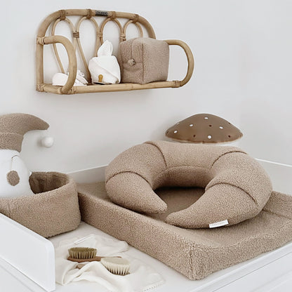 Cotton &amp; Sweets Wickelauflage Boho Boucle chocolate