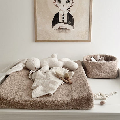 Cotton &amp; Sweets Wickelauflage Boho Boucle chocolate