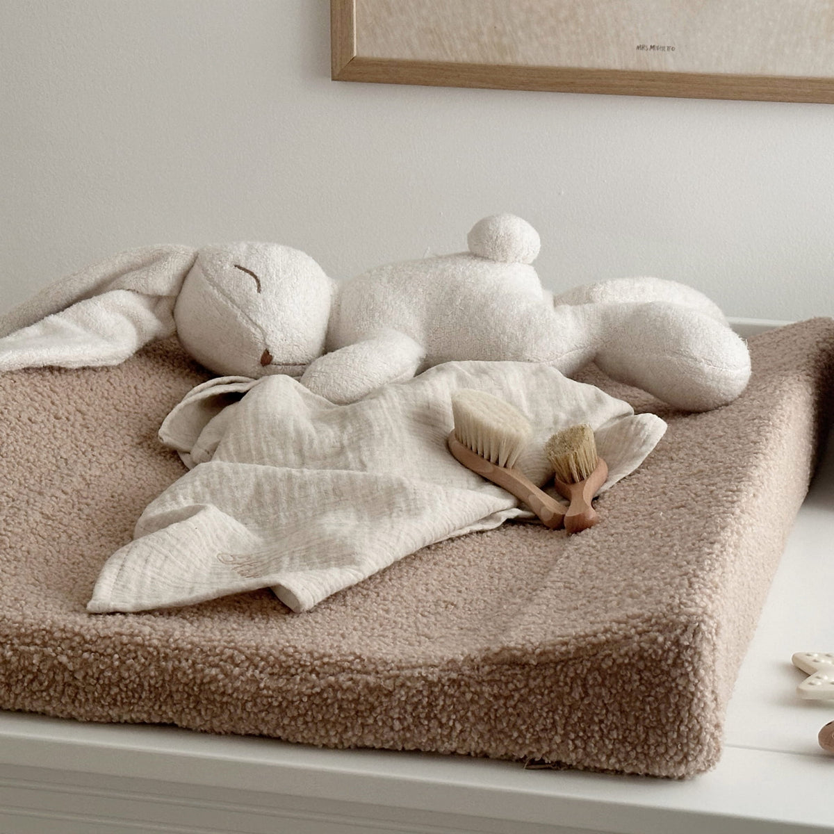 Cotton &amp; Sweets Wickelauflage Boho Boucle chocolate