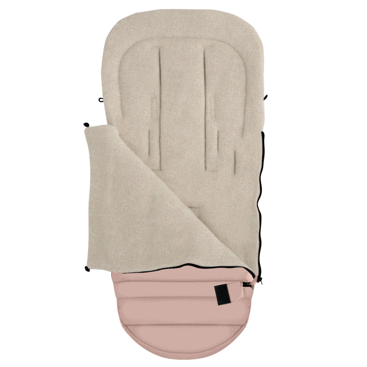Zaffiro Fußsack iGrow Aspen rosa mit PREMIUM-Schafwolle - mitwachsend