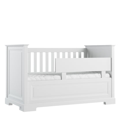Beistellbett 70x140 weiß ROYAL mit Rausfallschutz