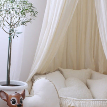 Cotton &amp; Sweets Baldachin aus Baumwolle vanille - harmony ambiente