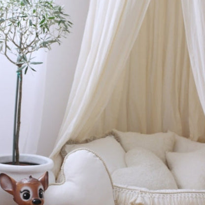 Cotton &amp; Sweets Baldachin aus Baumwolle vanille - harmony ambiente