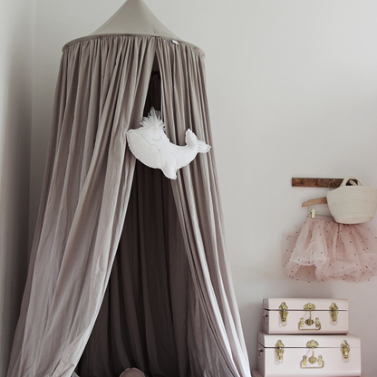 Cotton &amp; Sweets Baldachin aus Baumwolle beige - harmony ambiente