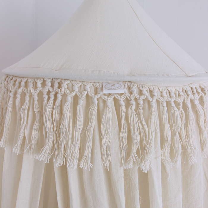 Cotton &amp; Sweets Baldachin aus Baumwolle vanilla - harmony ambiente