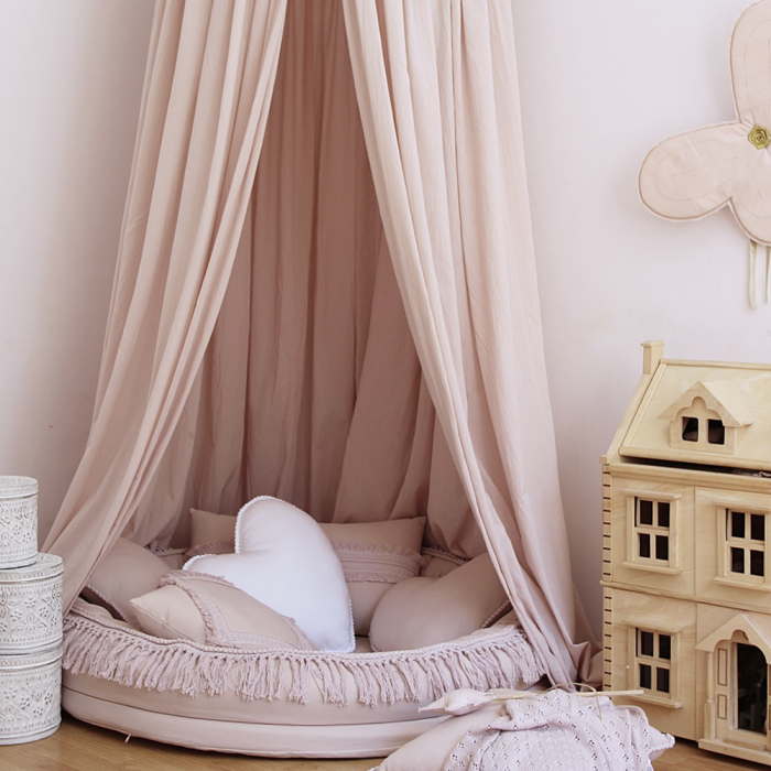 Cotton &amp; Sweets Baldachin Boho 70 cm puderrosa - harmony ambiente