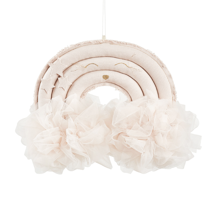 Baby Mobile Regenbogen puderrosa von Cotton &amp; Sweets - harmony ambiente